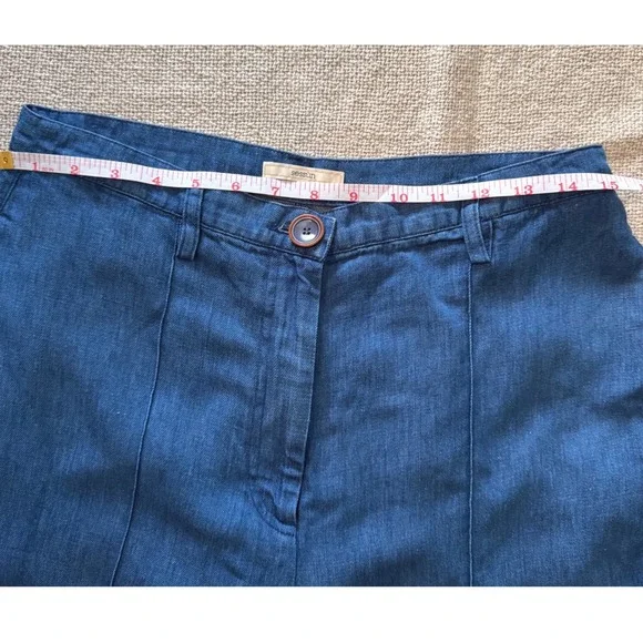 NWOT Sessùn Wide Leg Lyocell Linen Pants – Blue – EU 40 (US 8